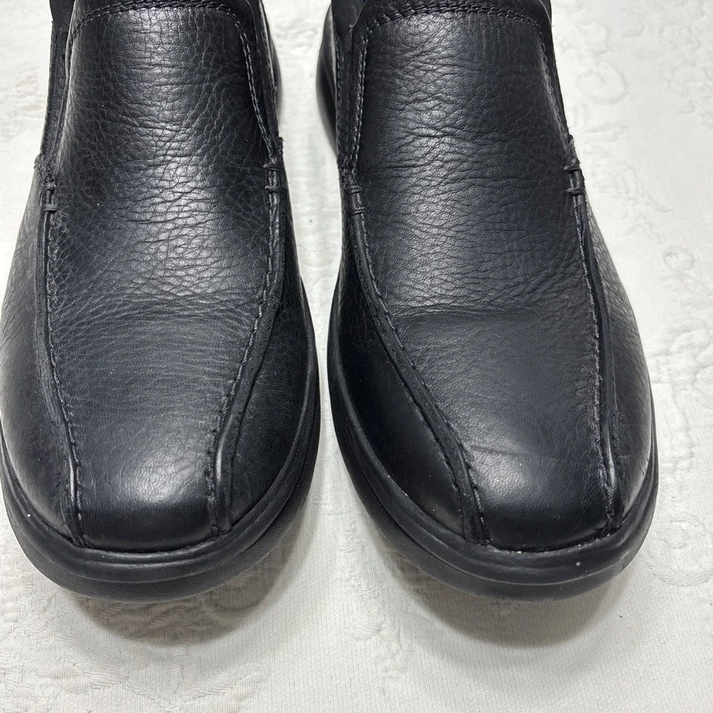 CLARKS  BRADLEY STEP MEN'S LOAFER 10 M BLACK LEATHER/EXTREME COMFORT MSRP$90